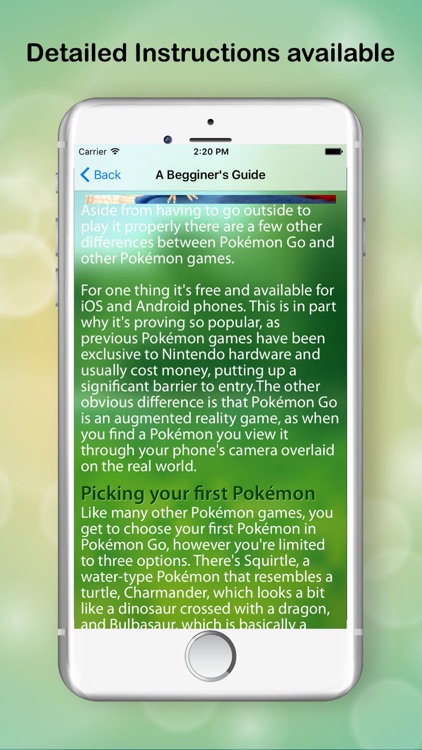 PokeGuide for Pokémon Go