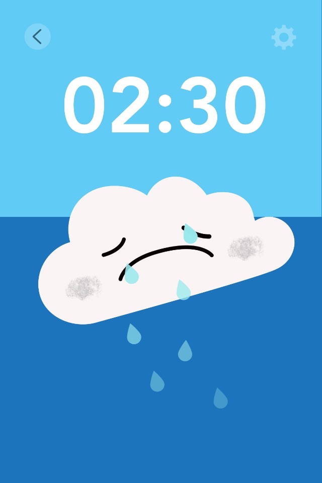 Cloudy: A Time Out Timer with Visual Countdown for Toddlers and Preschoolers screenshot 3