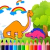 Dinosaur Free Game Baby Paint Learning