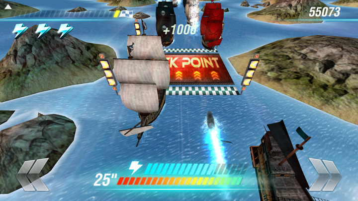 鲨鱼 模拟器 游戏 生存 比赛 - 经典 酷跑 食人鱼 3d 街机 手游 单机 中文 版 斗鱼 免费 screenshot 4