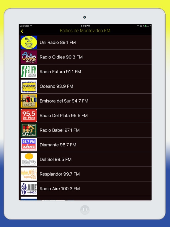 Radios de Uruguay Online FM - Emisoras del Uruguay screenshot 4
