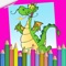 Dragon coloring book is the finest coloring page and finger coloring apps
