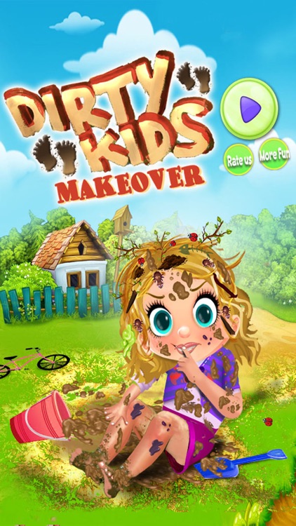 Dirty Kids Makeover & Dress Up