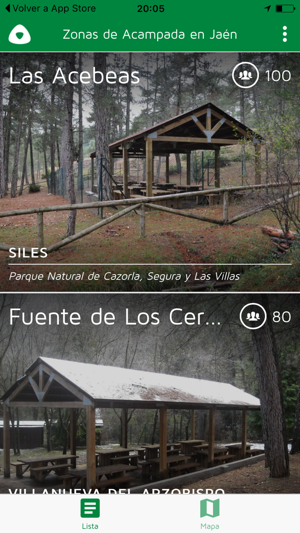 Zonas de Acampada en Jaén(圖2)-速報App