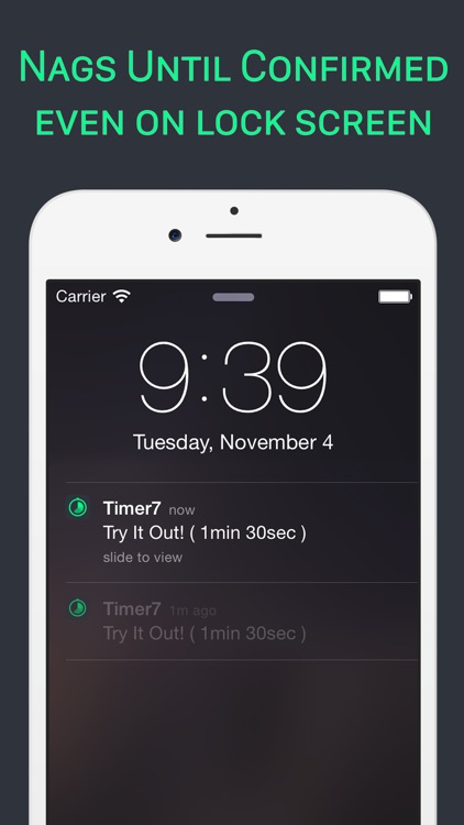 Timer 7 - Multiple timers for time management, kitchen, gym, errands and gtd screenshot-3