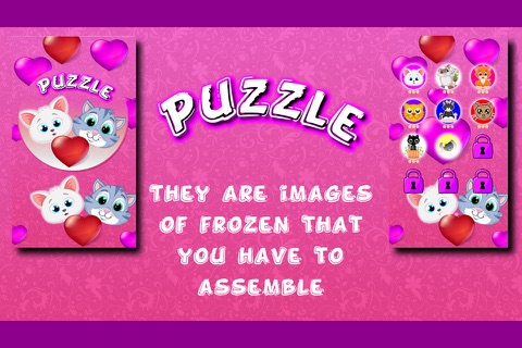 Kitty Puzzles Slide screenshot 2