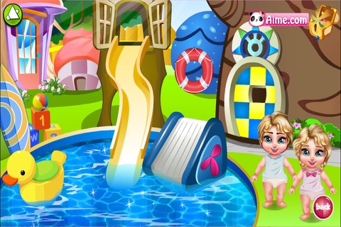 RoyalTwins:WaterPark - Caring Twins,Kids Game screenshot 2