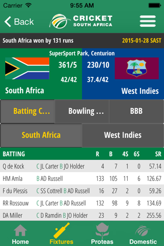 Cricket South Africa screenshot 4