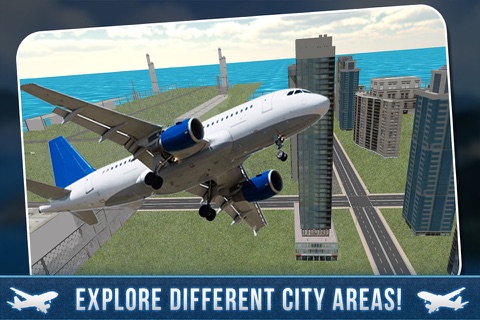 Real Airport City Air Plane Flight Simulator screenshot 4