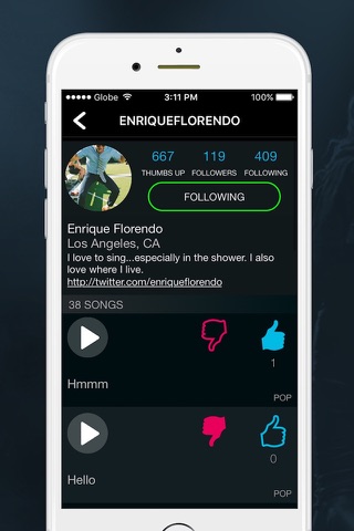VoiceUp: Sing. Vote. Discover! screenshot 2