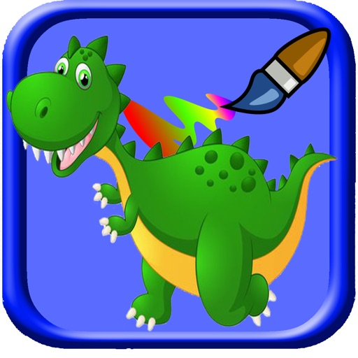 Baby Coloring Pages Dinosaur Game iOS App
