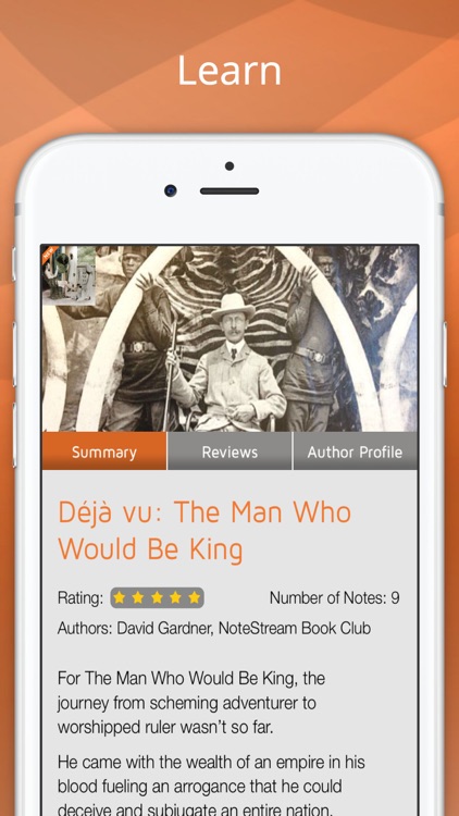 NoteStream: Man Who Would Be King & Book Club