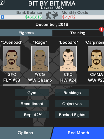 Игра MMA Manager