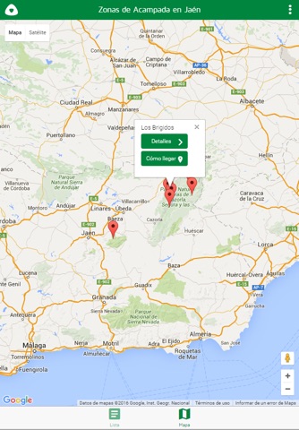 Zonas de Acampada en Jaén screenshot 4