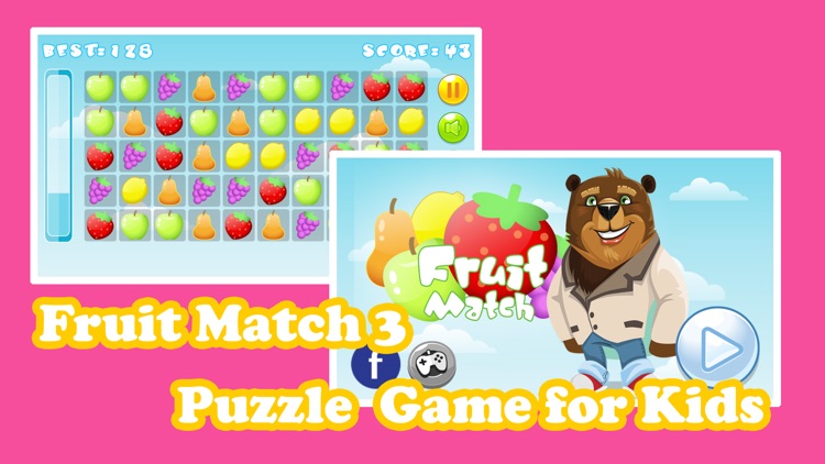 Fruit Match 3 Puzzle Game