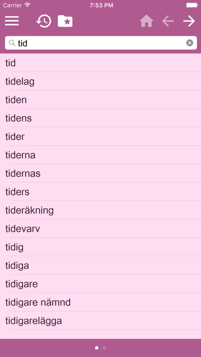 Dictionnaire Français Suédois screenshot 3