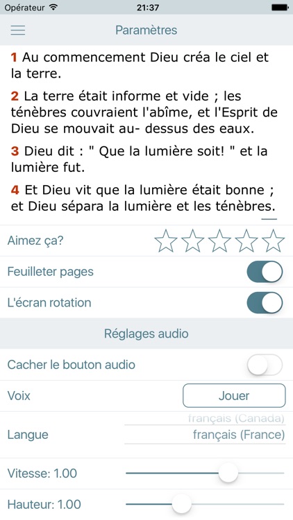 La Bible Catholique Audio Catholic Bible in French screenshot-4