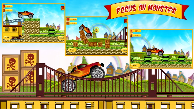 Turbo Car Hill Race Stunts screenshot-3