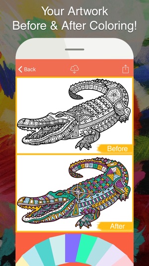 Coloring Book Adults - Cool Patterns, Pictures, Gradient Col(圖2)-速報App