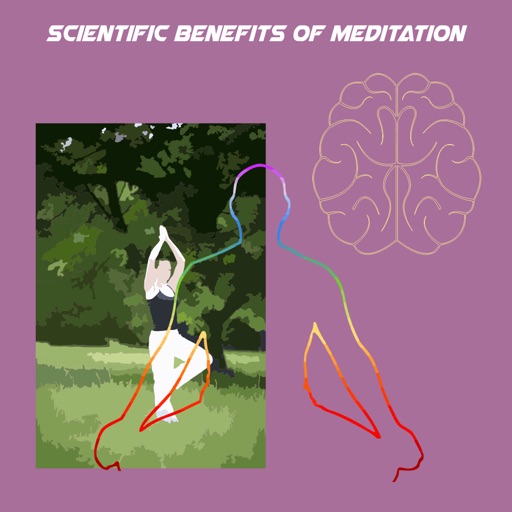 Scientific benefits of meditation icon