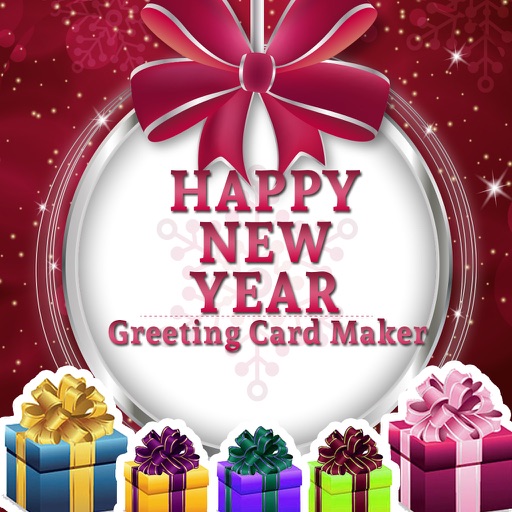 Free New Year Greeting Card Maker icon