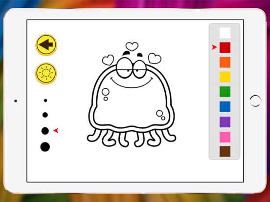 子供のための海の動物のぬりえのクラゲショー Ipadアプリ Applion