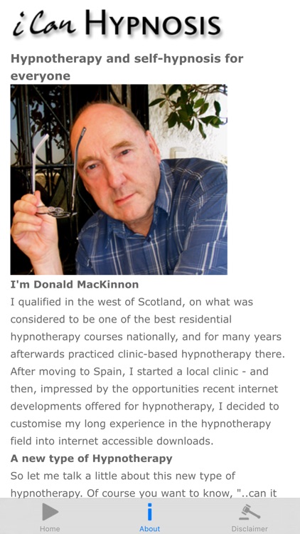 Insomnia Free: iCan Hypnosis with Donald Mackinnon. Learn self hypnosis to relax and sleep deeply