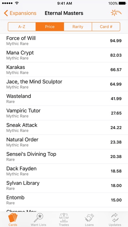 MTG Trades — Magic card prices and trading tools