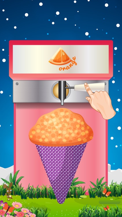 Snow Cone Maker – Mama Chef Kids Cooking Game Free screenshot-3