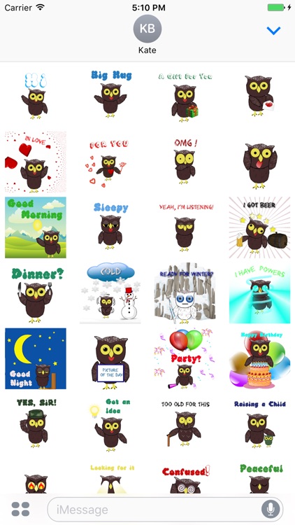Sweet Owl Stickers
