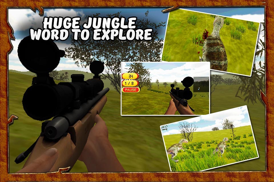 Dinosaur Hunter Simulator – kill deadly & ferocious creatures in this hunting simulation game screenshot 3