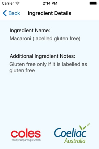 Gluten Free Ingredient List screenshot 4