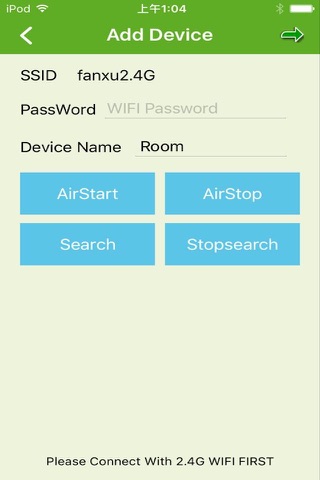 E-WIFI FCU Thermostat screenshot 2