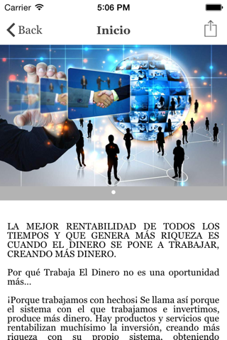 Screenshot of Trabaja El Dinero