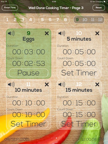 Well Done Cooking Timers screenshot 4