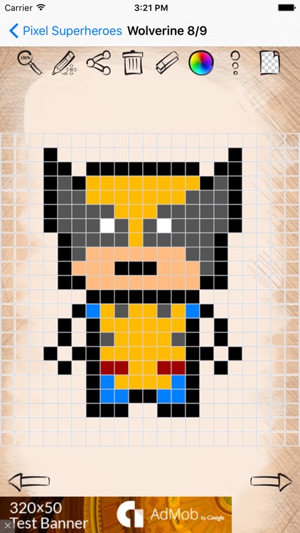 Drawing Lessons Super Heroes Pixelart By Vyktoria Samoylenko