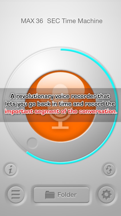 Time Machine Voice Memo