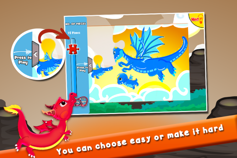 Dragons and Puzzles: Puzzles for Kids Free screenshot 2