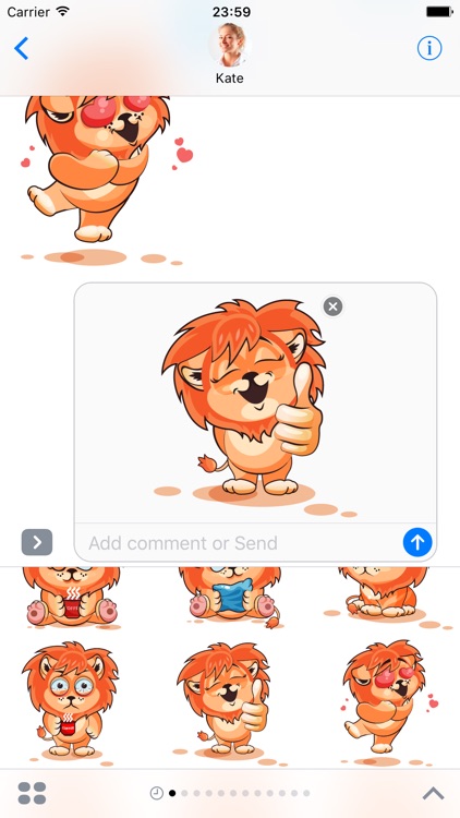 Lion - Stickers for iMessage