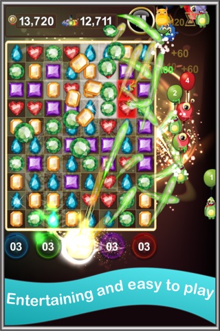 Jewels Monsters Invasion screenshot 2