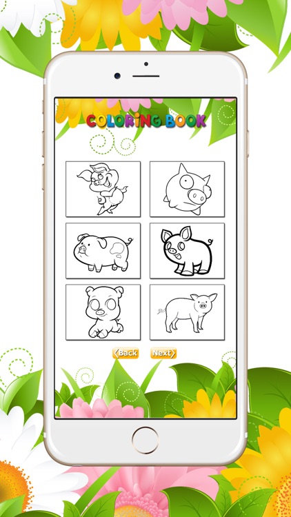 Farm Animals Free Games for children: Coloring Book for Learn to draw and color a pig, duck, sheep screenshot-4