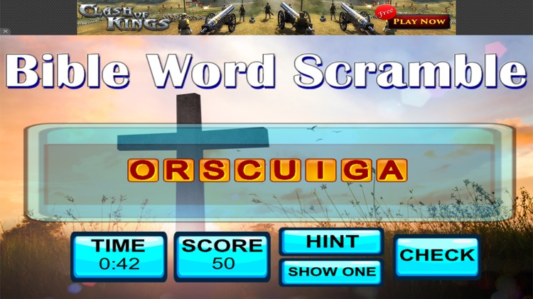 Bible Word Scramble Game screenshot-3