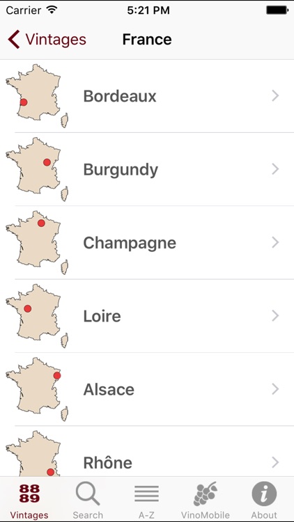 Wine Vintages