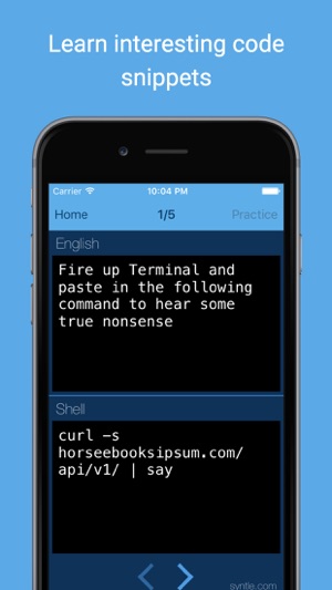 Syntle - learn programming syntax in Python, Swift, Objectiv(圖2)-速報App
