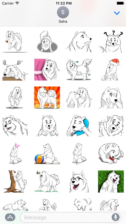 Snow Dog Stickers