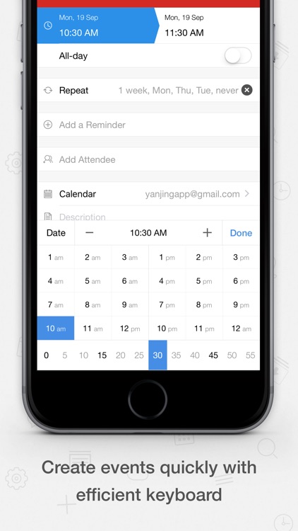 Tiny Calendar Pro - Sync with Google Calendar