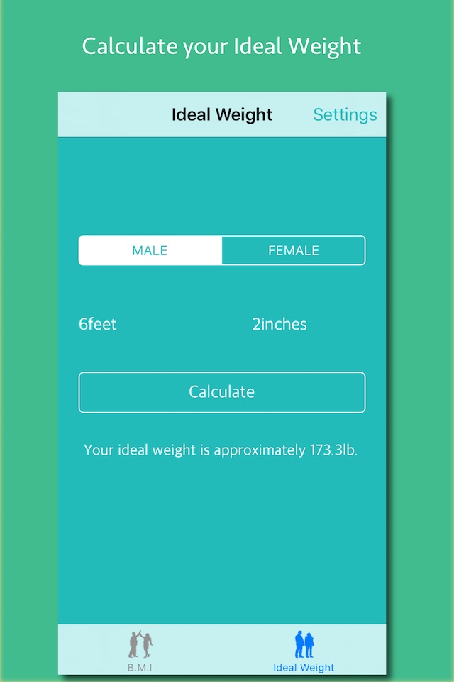 BMI & Ideal Weight Calculator screenshot 2