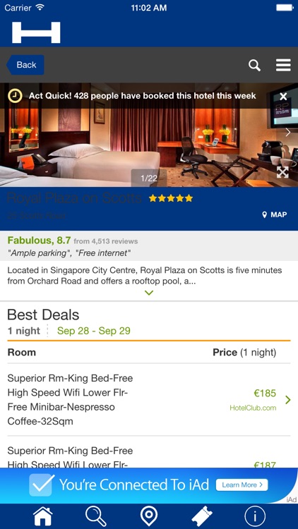 Nice Hotels + Compare and Booking Hotel for Tonight with map and travel tour screenshot-3