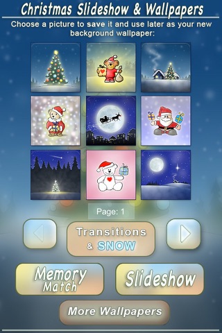 Christmas Slideshow & Wallpapers (animated snow!) screenshot 2