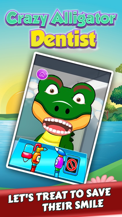 Candy Crazy Alligator Dentist - Free Sweet Kids Game